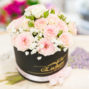 Kvetinový box Exclusive roses z 3 ks trsových ruží