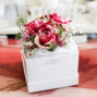 Exclusive roses kocka virágbox 3 szál rózsából
